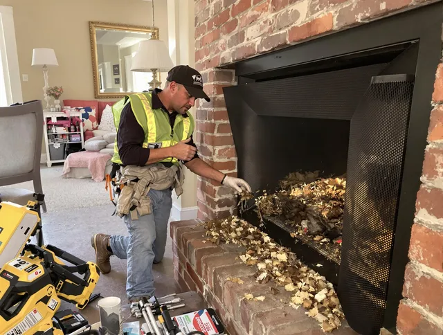 Safe screening installation by Fountainebleau Chimney Sweep in Fountainebleau, FL