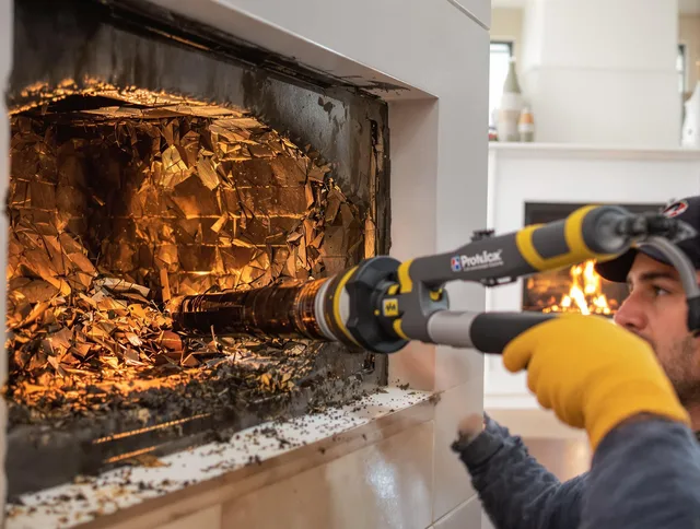 Professional chimney cleaning by Fountainebleau Chimney Sweep in Fountainebleau, FL