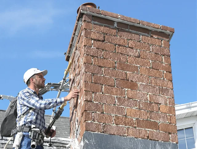 Brickwork for a chimney rebuild by Fountainebleau Chimney Sweep in Fountainebleau, FL