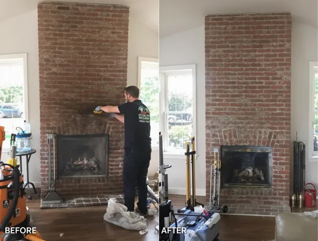 Finished chimney sweeping service by Fountainebleau Chimney Sweep in Fountainebleau, FL