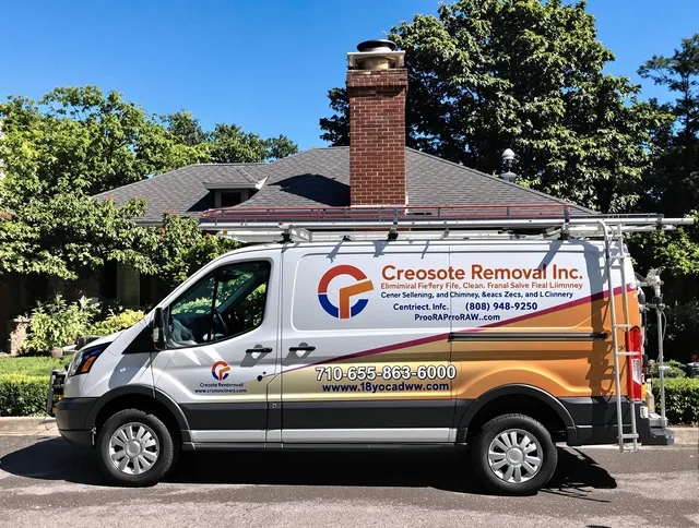Fountainebleau Chimney Sweep technician removing creosote safely in Fountainebleau, FL